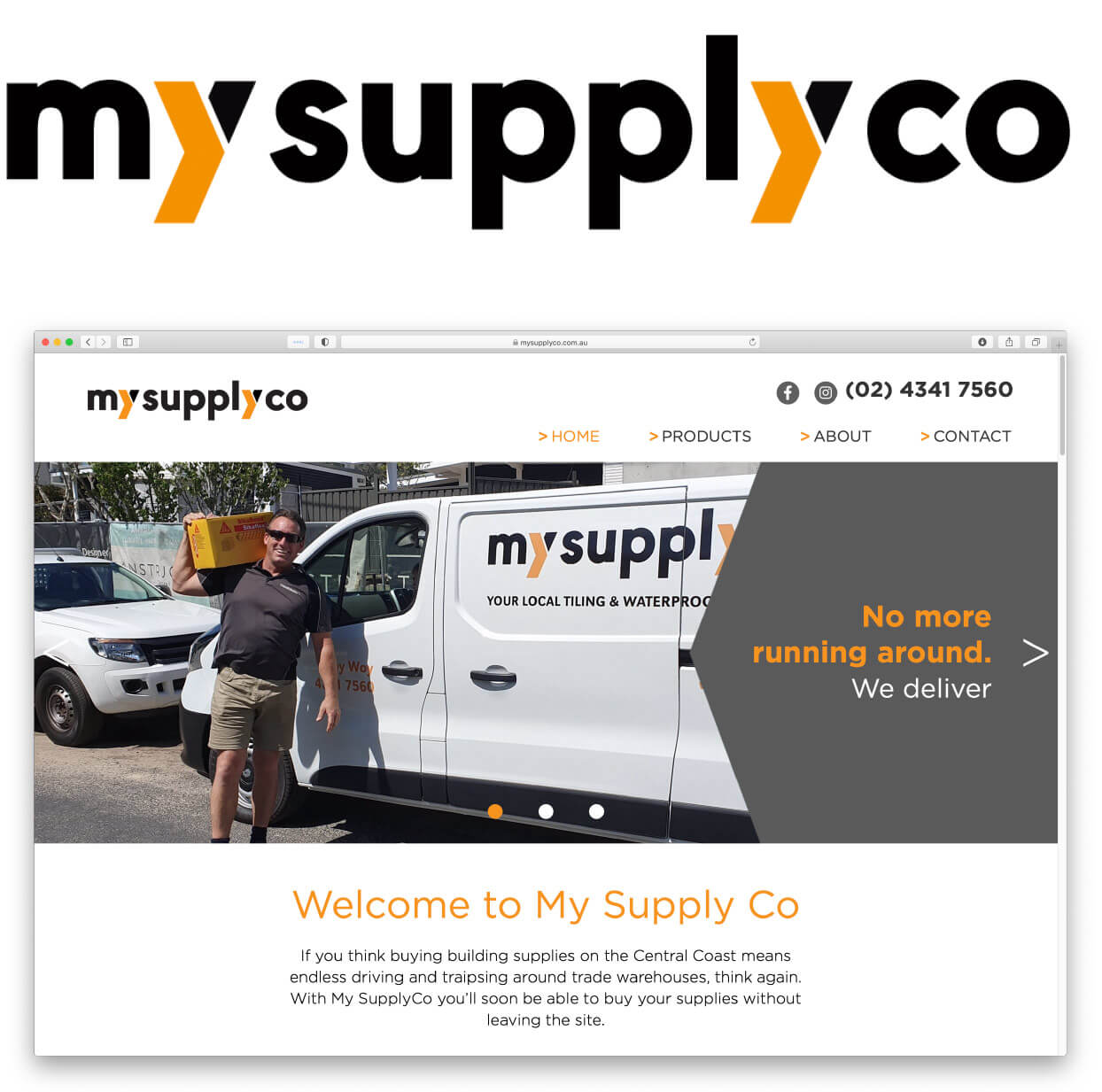 My Supply Co Branding and Website