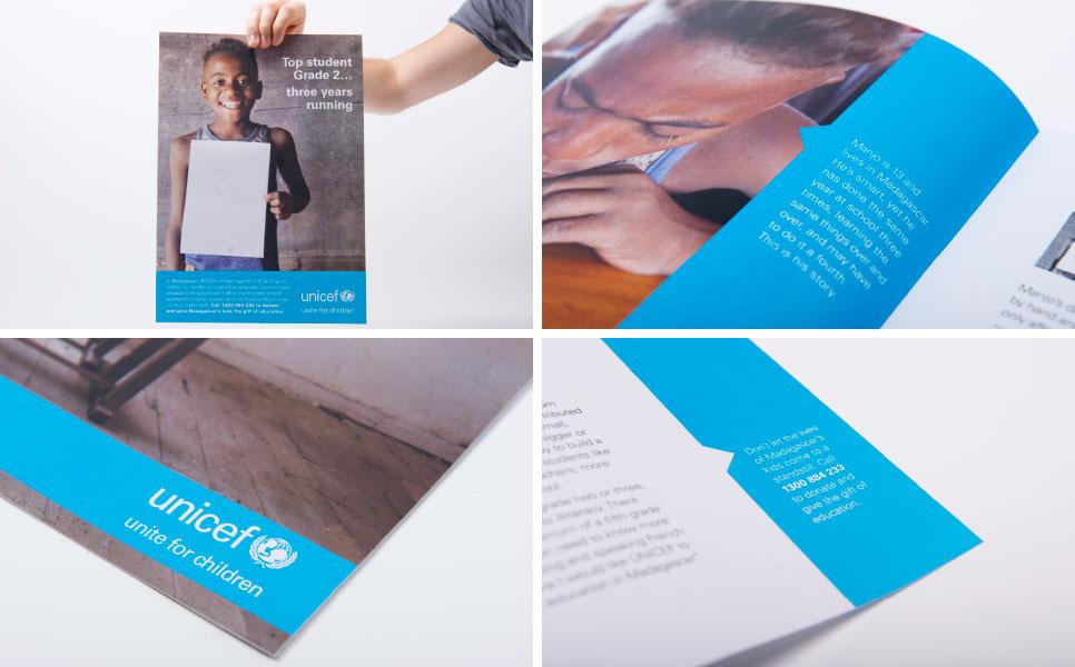 Unicef brochure design samples unpublished work