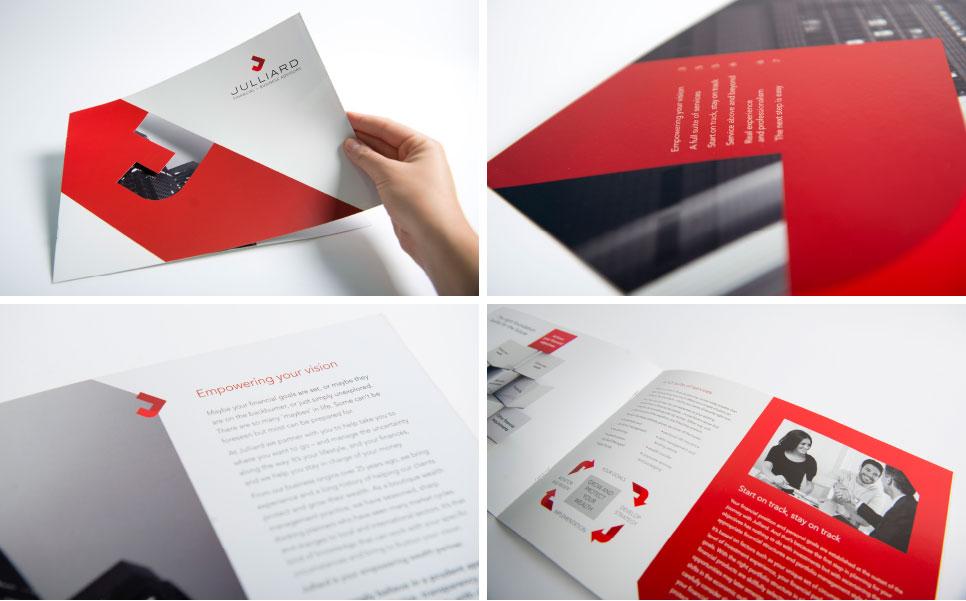 Julliard brochure design previews