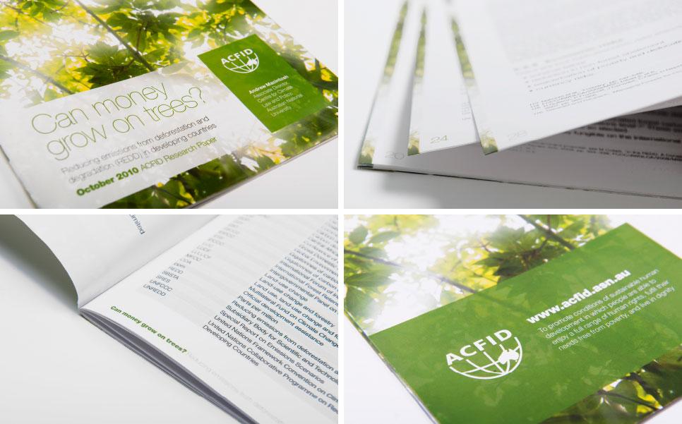 ACFID brochure design