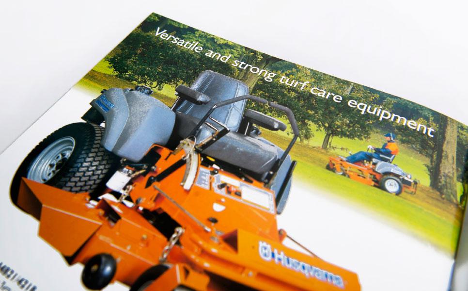 Husqvarna brochure design inner page