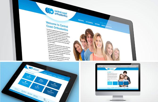 Central Coast Orthodontics web design and development