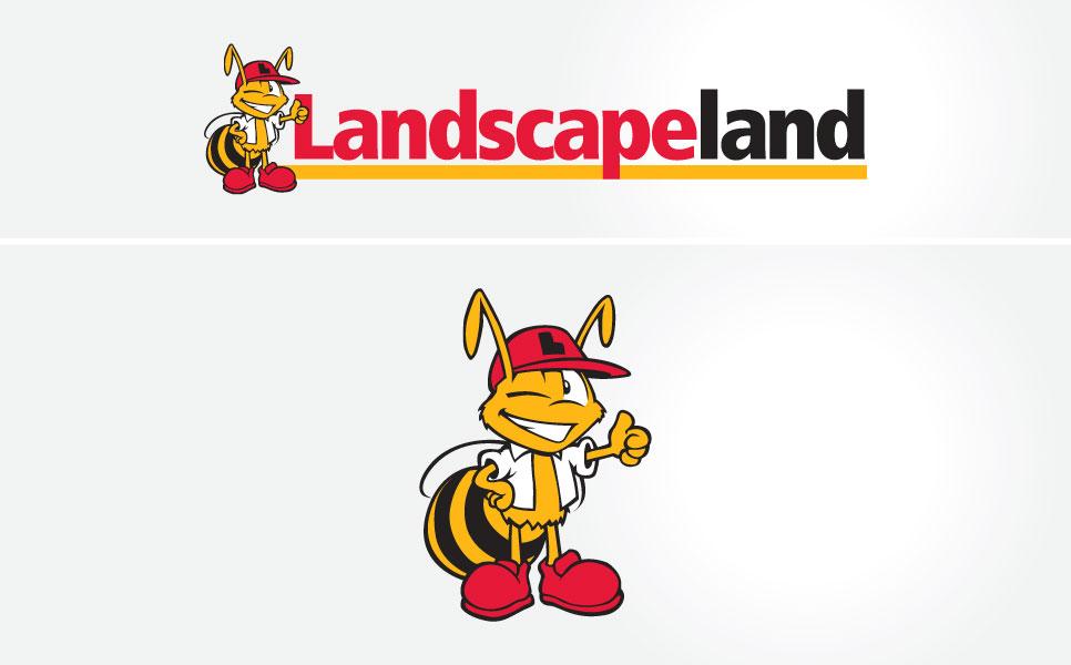 Landscape Land 'Busy Bee' logo design