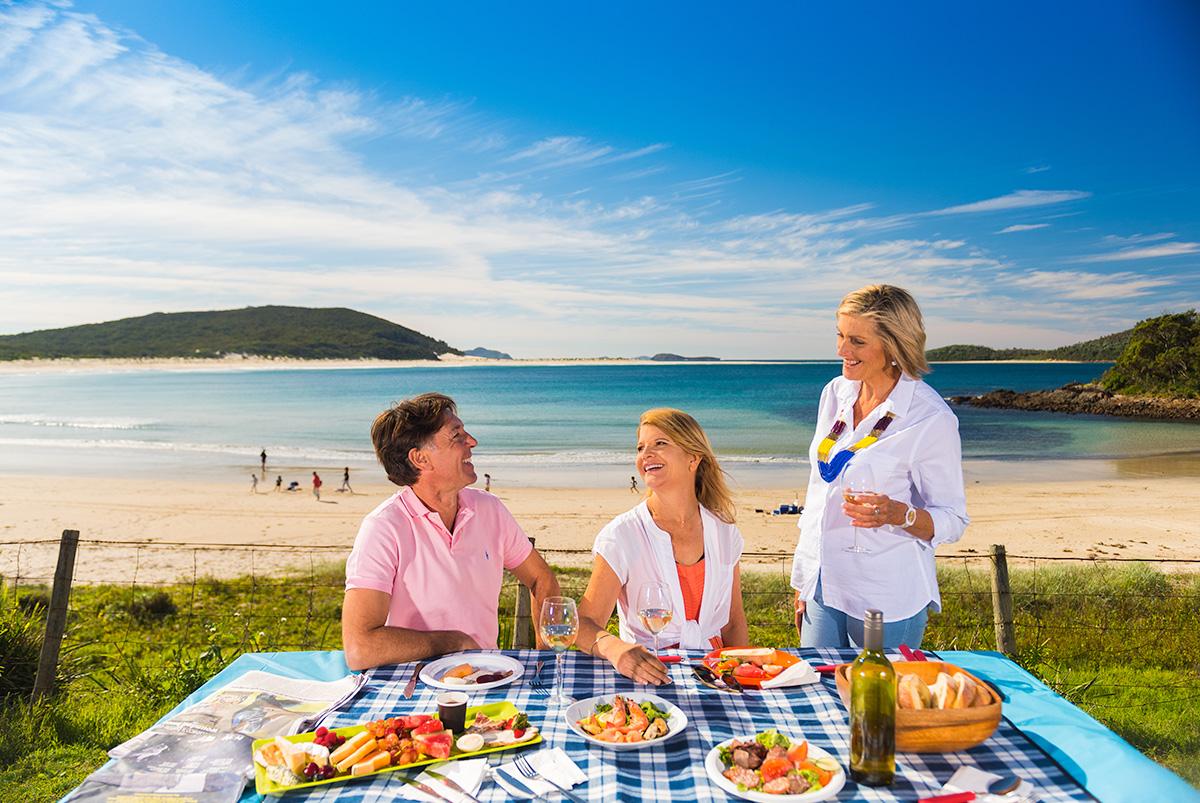 Picnic at Fingal Bay