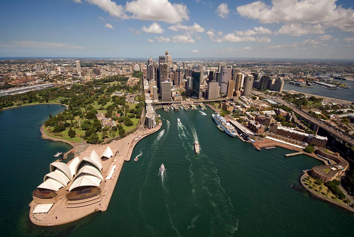 Sydney Harbour Quay – Aerial Photography